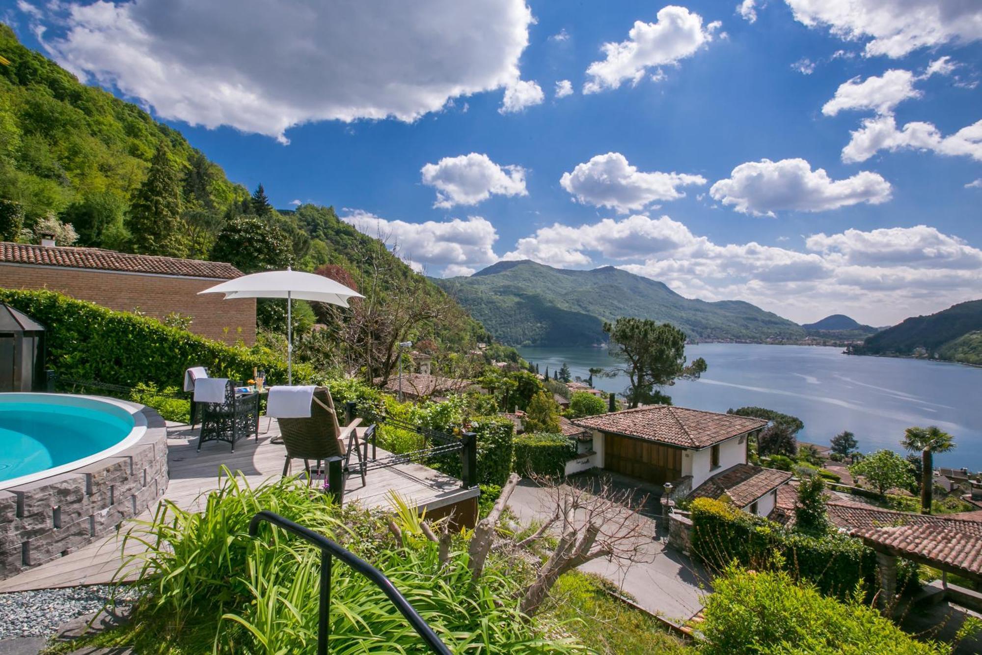 Morcote Magic View - Happy Rentals Exteriér fotografie