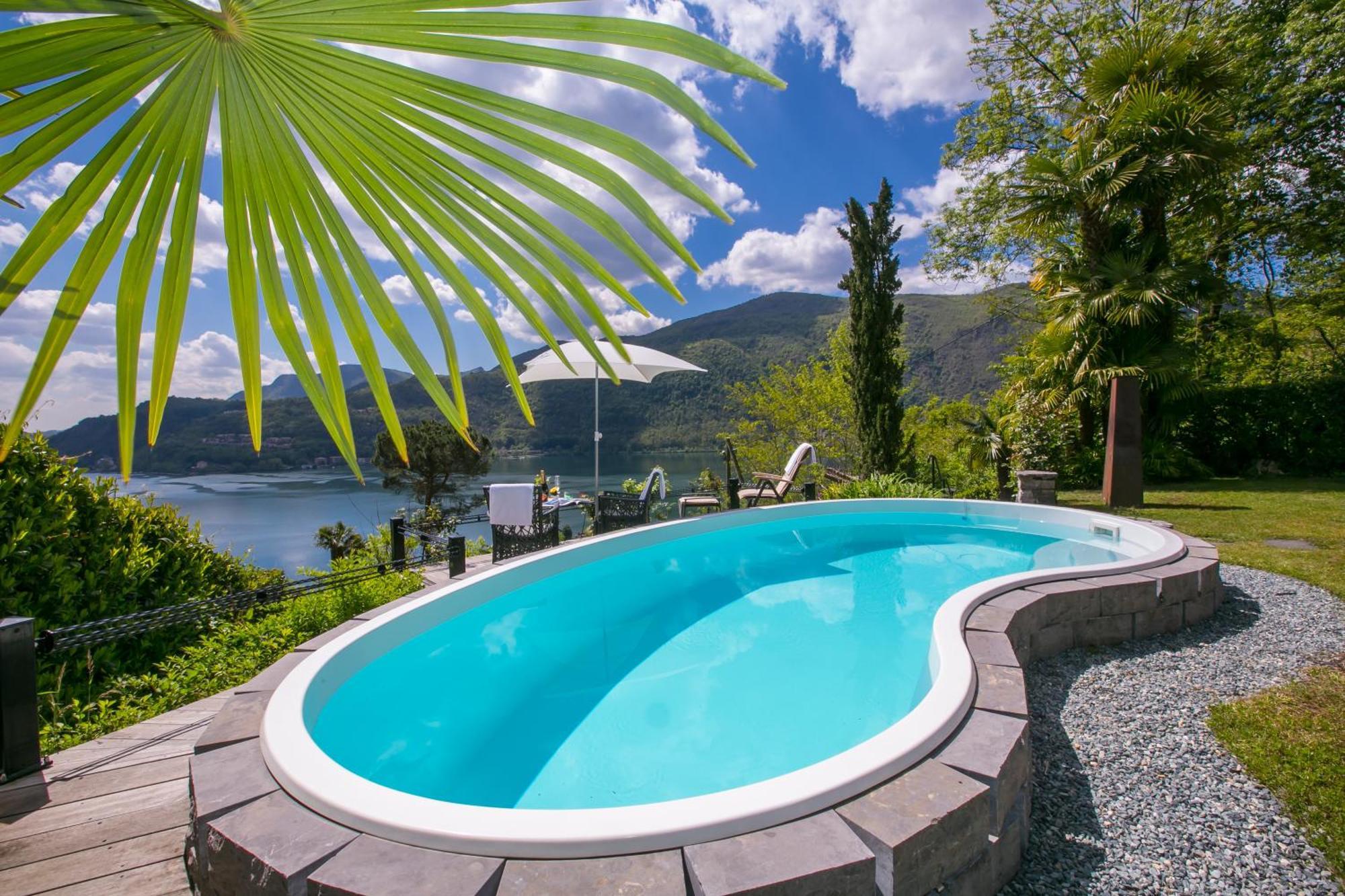 Morcote Magic View - Happy Rentals Exteriér fotografie